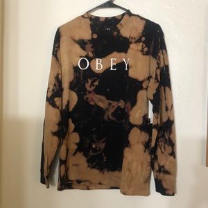 OBEY Tie Dye Long Sleeve Tee